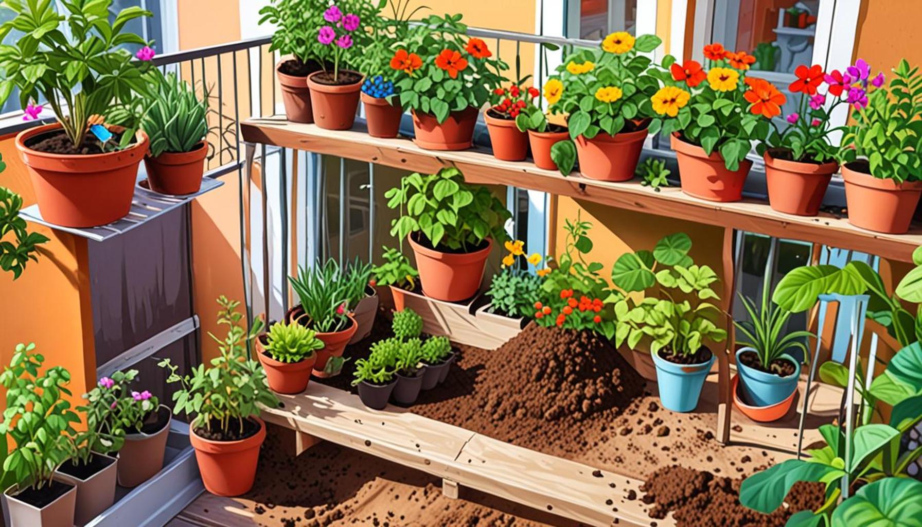 Soil Preparation Tips for Small Gardens and Balconies